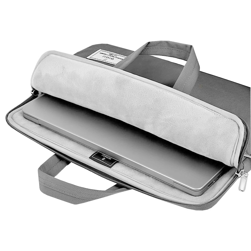 Maleta para MacBook e Notebook Wiwu 450D Ora Sleeve 14.2" - Cinza