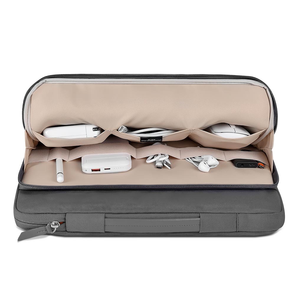 Maleta para MacBook e Notebook Wiwu 450D Ora Sleeve 16.2" - Cinza