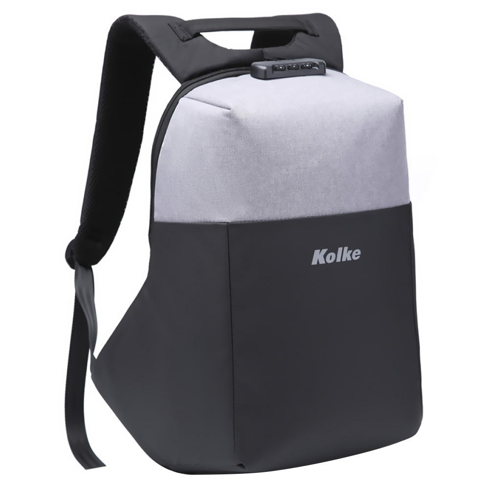 Mochila Anti-Roubo para Notebook Kolke KVM-532 15.6" - Preto / Cinza