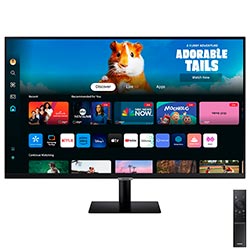MONIT. VA 32" SAMSUNG LS32DM500EN SMART M5 FHD 60HZ/4MS/HDR10/USB/HDMI/WIFI/BT PRETO  