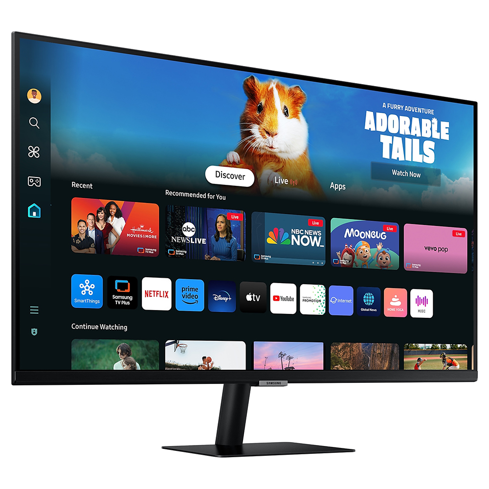 MONIT. VA 32" SAMSUNG LS32DM500EN SMART M5 FHD 60HZ/4MS/HDR10/USB/HDMI/WIFI/BT PRETO  