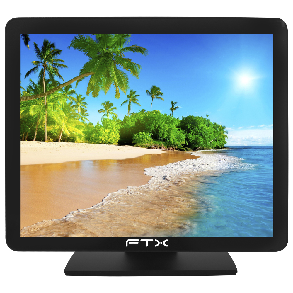 Monitor FTX MT17V1 Capacitive Touch Screen 17" LED / 5Ms - Preto