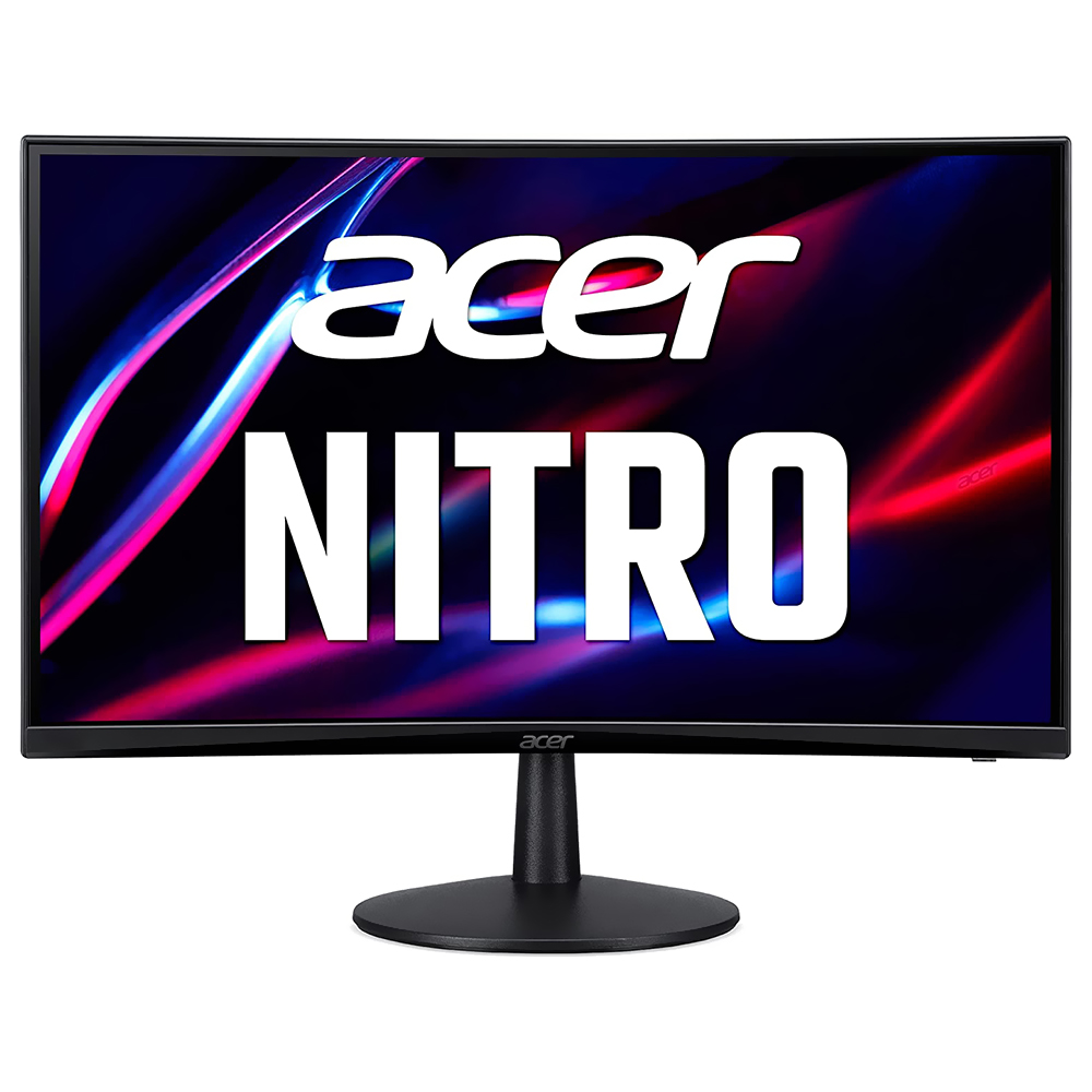 Monitor Gamer Acer Nitro Edo ED240Q 23.6" Full HD LED Curvo 75Hz / 1Ms - Preto