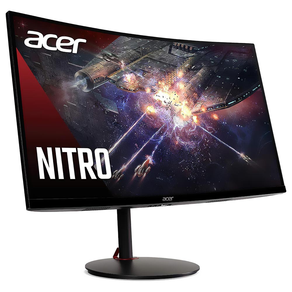 Monitor Gamer Acer Nitro XZ270 27" Full HD LED Curvo 240Hz / 1MS - Preto 