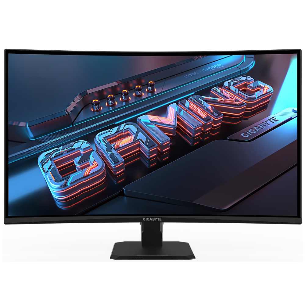 Monitor Gamer Gigabyte GS32QCA 32" QHD Curvo IPS 180Hz / 1Ms - Preto