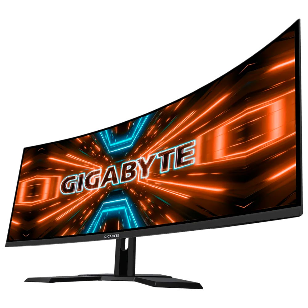 Monitor Gamer Gigabyte GS34WQC 34" WQHD LED Curvo 120Hz / 1Ms - Preto