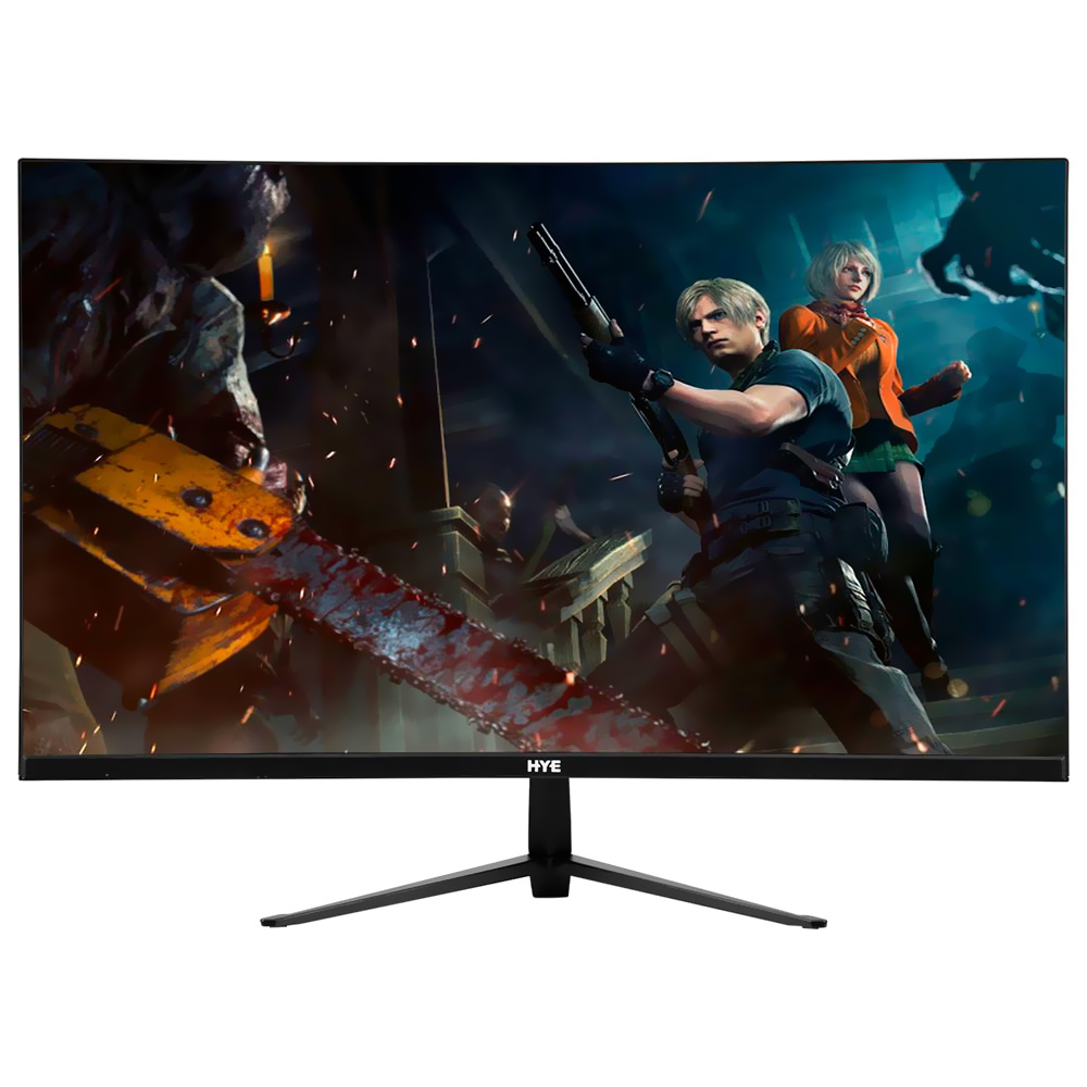 Monitor Gamer HYE HY24WCGB 23.8" Full HD LED Curvo 165Hz / 1MS - Preto