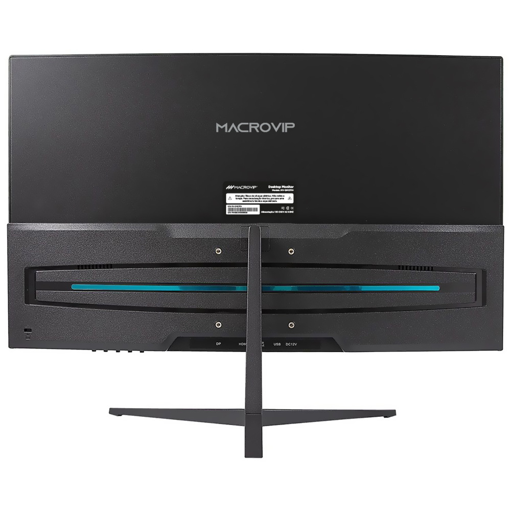 Monitor Gamer Macrovip Max MV-DMX24CFH 24" Full HD Curvo VA 180Hz / 1Ms - Preto