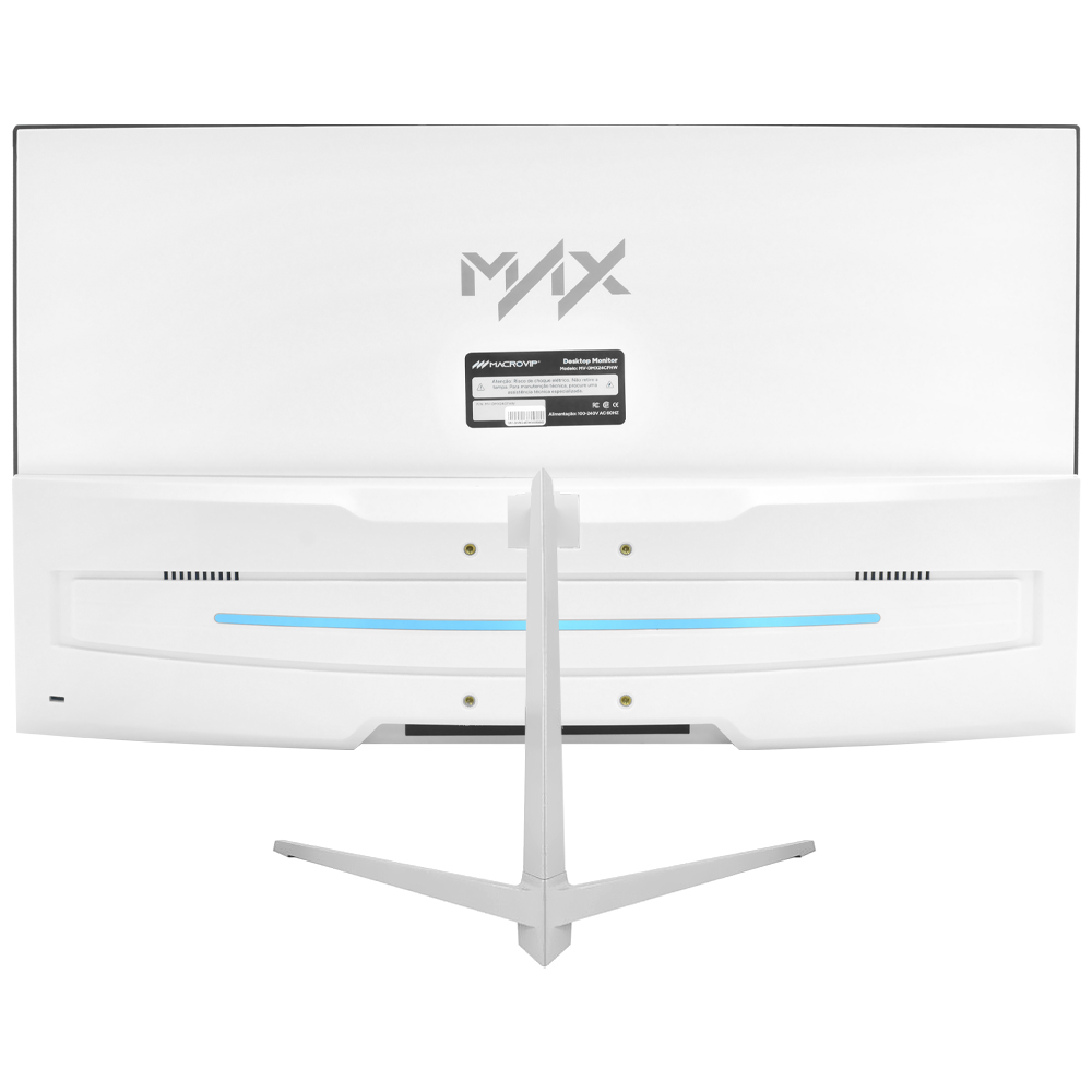 Monitor Gamer Macrovip Max MV-DMX24CFHW 24" Full HD Curvo VA 180Hz / 1Ms - Branco