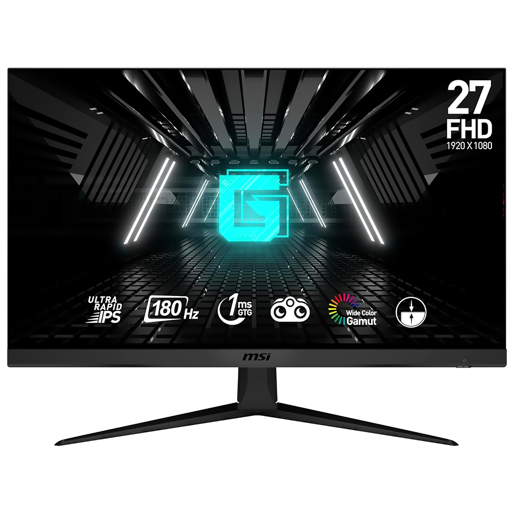 Monitor Gamer MSI G2712F Esports 27" Full HD 180Hz / 1Ms - Preto