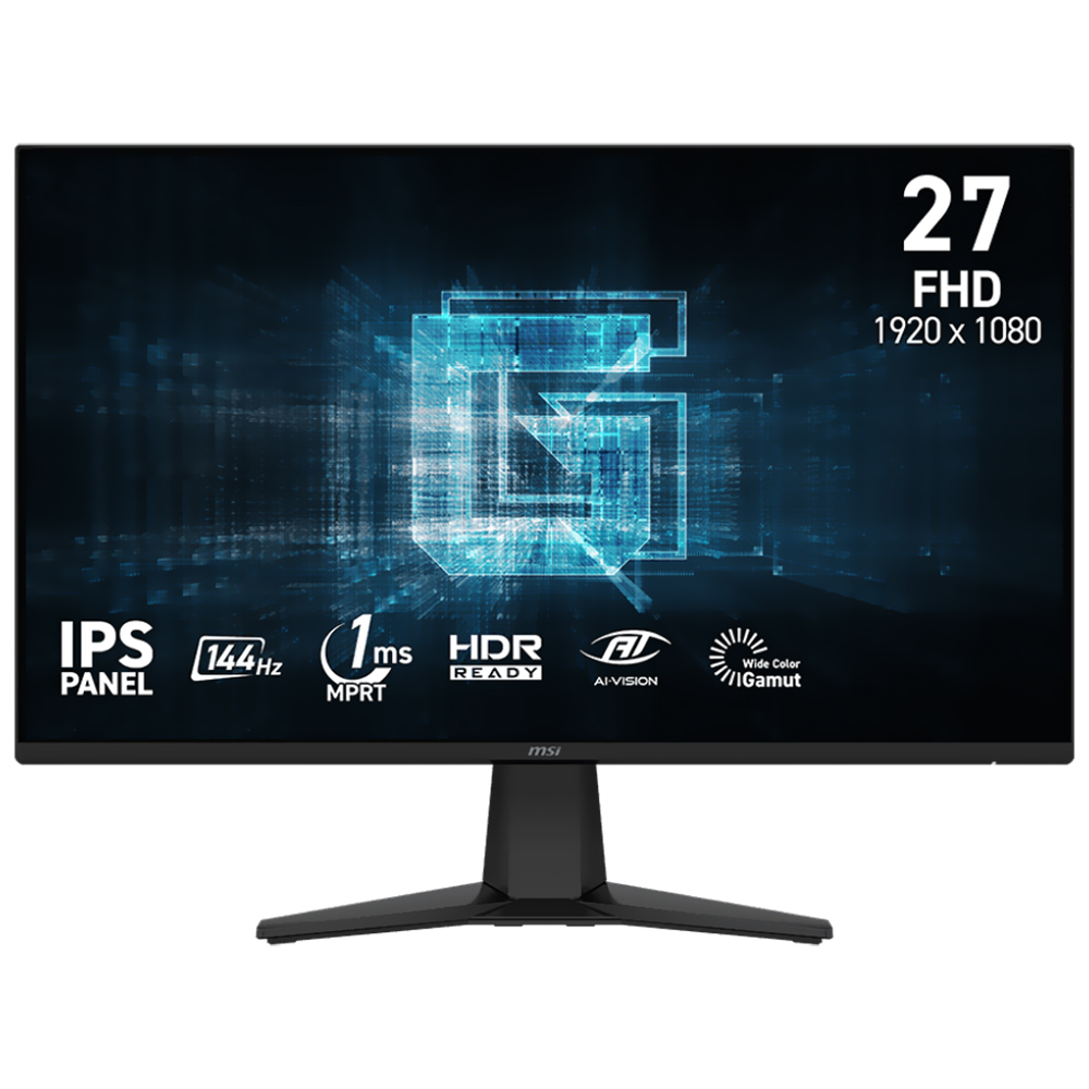Monitor Gamer MSI G275L E14 27" Full HD IPS 144Hz / 1Ms - Preto