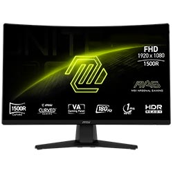 Monitor Gamer MSI Mag 242C 23.6" Full HD Curvo 180Hz / 1Ms - Preto