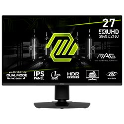 Monitor Gamer MSI Mag 275UPD E14 27" 4K Ultra HD IPS 144Hz / 1Ms - Preto