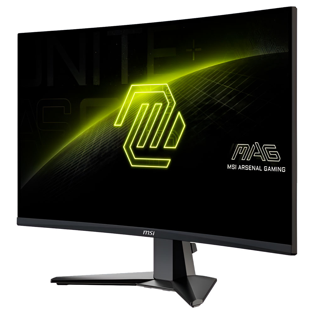 Monitor Gamer MSI Mag 27CQ6F 27" WQHD Curvo LED 180Hz / 0.5Ms - Preto