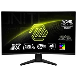 Monitor Gamer MSI Mag G32CQ6F 31.5" WQHD 180Hz / 0.5Ms - Preto