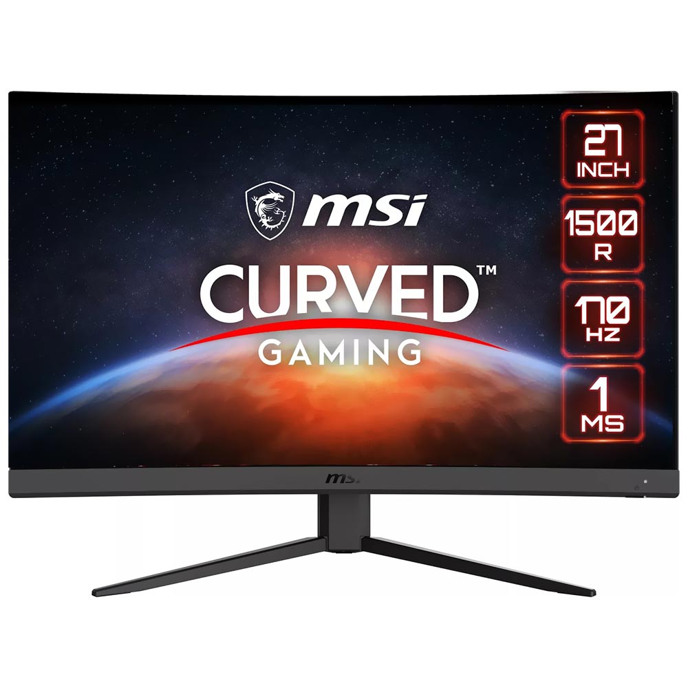 Monitor Gamer MSI Optix G27CQ4 E2 27" WQHD LED Curvo 170Hz / 1Ms - Preto