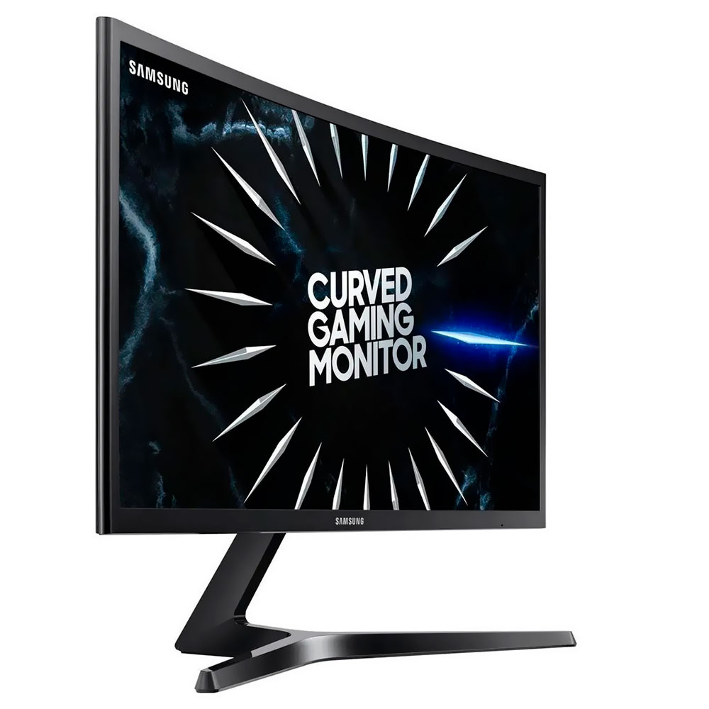 Monitor Gamer Samsung LC24RG50FQL Odyssey 24" Full HD LED Curvo 144Hz / 4MS - Preto