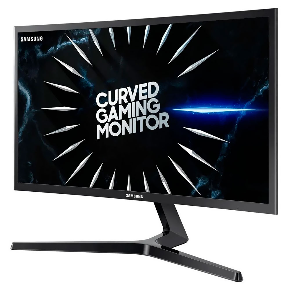 Monitor Gamer Samsung LC24RG50FQL Odyssey 24" Full HD LED Curvo 144Hz / 4MS - Preto