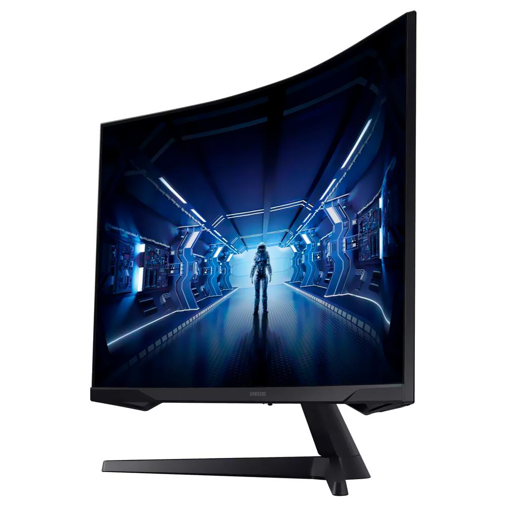 Monitor Gamer Samsung Odyssey G5 LC32G55TQBN 32" WQHD LED Curvo 144Hz / 1Ms - Preto