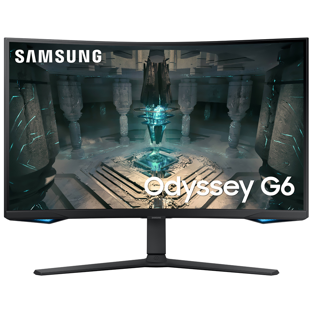 Monitor Gamer Samsung Odyssey G6 LS32BG652EN 32" QHD Curvo VA 240Hz / 1Ms - Preto
