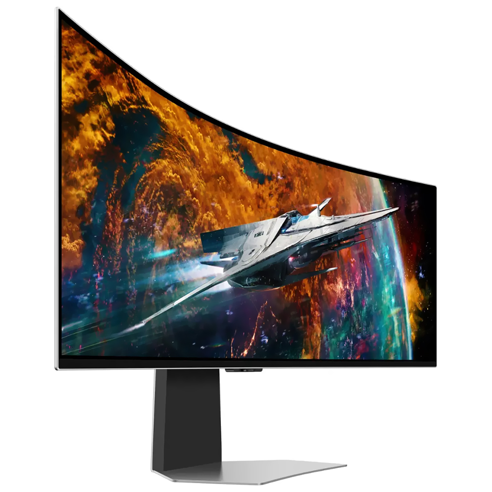 Monitor Gamer Samsung Odyssey G9 LS49DG956SN 49" DQHD OLED Curvo 240Hz / 0.03Ms - Prata