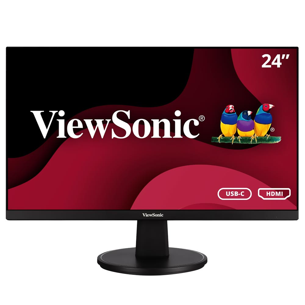 Monitor Gamer ViewSonic VA2447-MHU 24" Full HD LED 75Hz / 5Ms - Preto