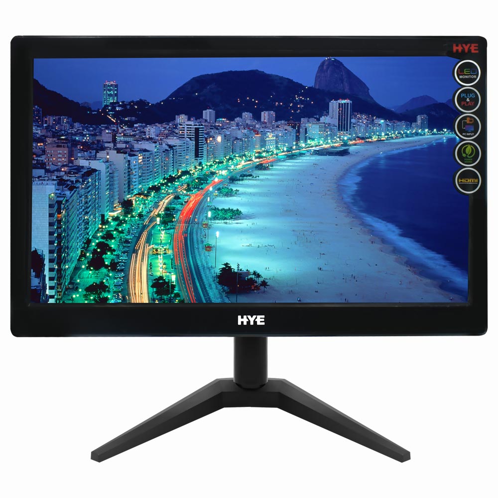 Monitor HYE HY16NLM 15.6" HD LED 5Ms - Preto
