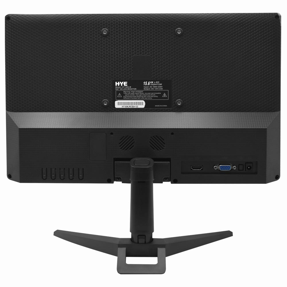 Monitor HYE HY16NLM 15.6" HD LED 5Ms - Preto