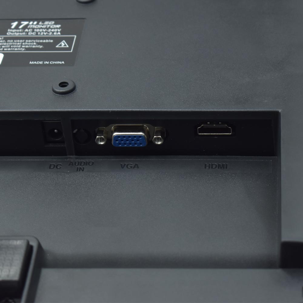 Monitor HYE HY17NLM 17" HD LED 5Ms - Preto
