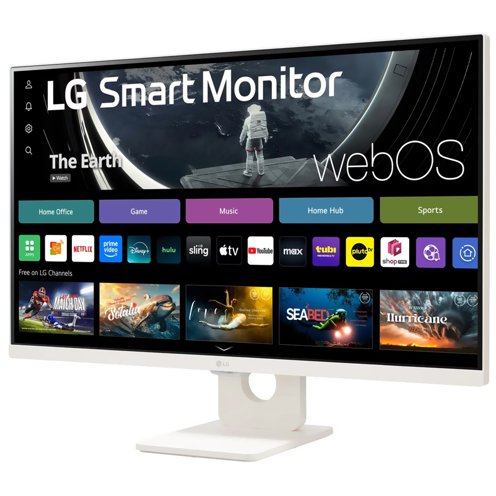 Monitor LG 27SR50F-W Smart 27" Full HD IPS - Branco