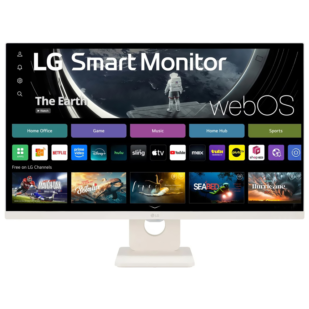 Monitor LG 27SR50F-W Smart 27" Full HD IPS - Branco