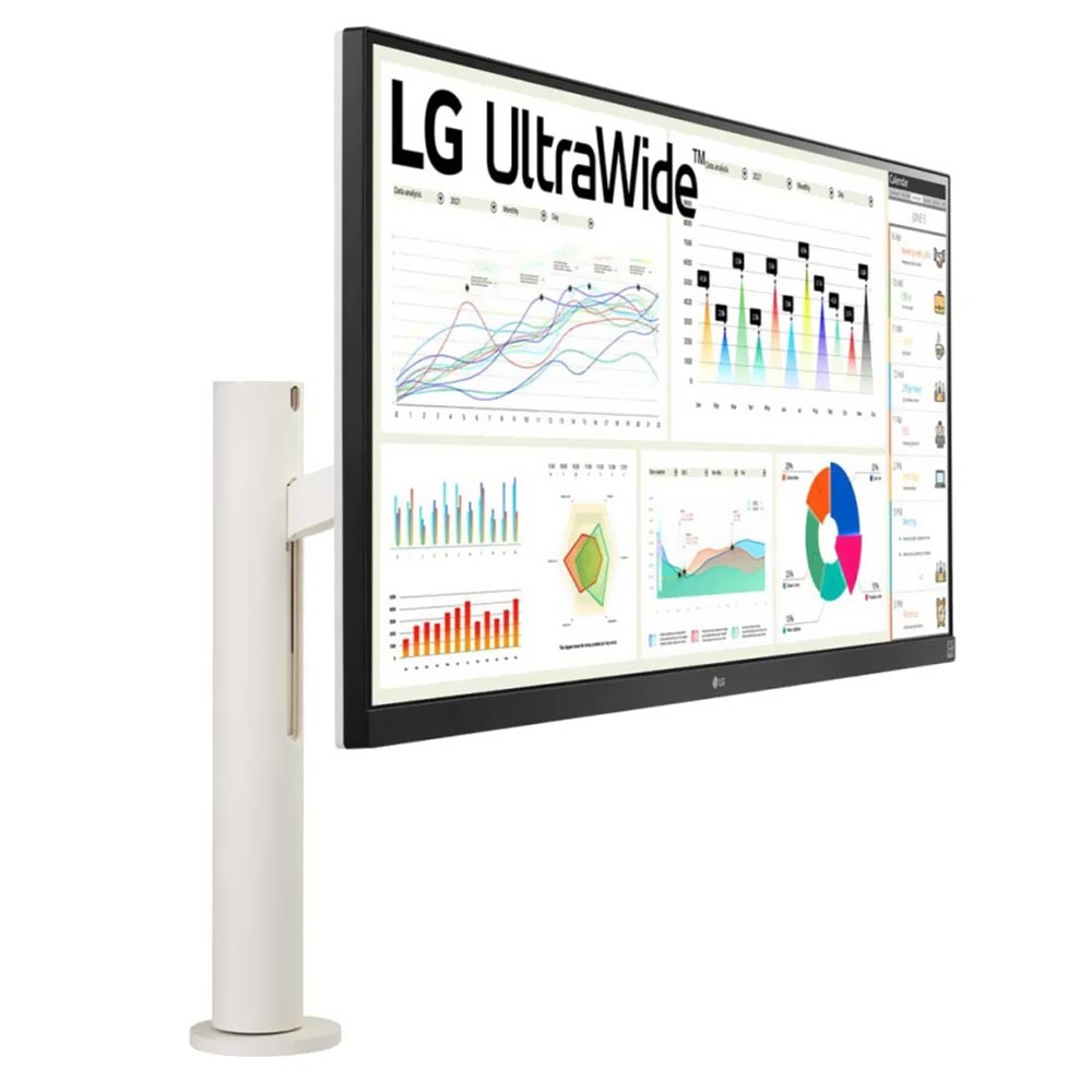 Monitor LG 34WQ680-W UltraWide Ergo 34" WFHD IPS LED 75Hz / 5Ms - Branco