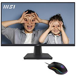 Monitor MSI Pro MP275Q 27" WQHD IPS 100Hz / 1Ms - Preto + Mouse