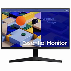 Monitor Samsung LS24C310EAL S3 24" Full HD LED 75Hz - Preto