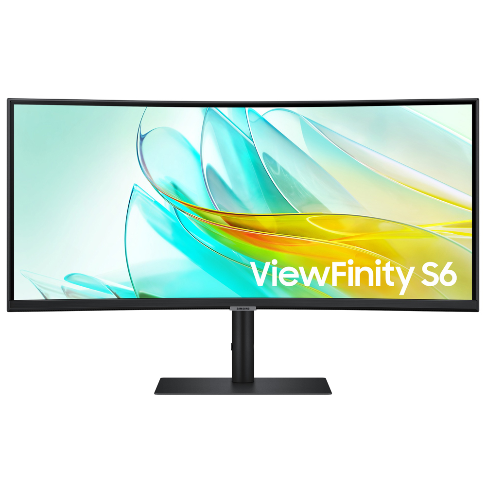 Monitor Samsung ViewFinity S6 LS34C650UAN 34" UWQHD VA 100Hz / 5Ms - Preto