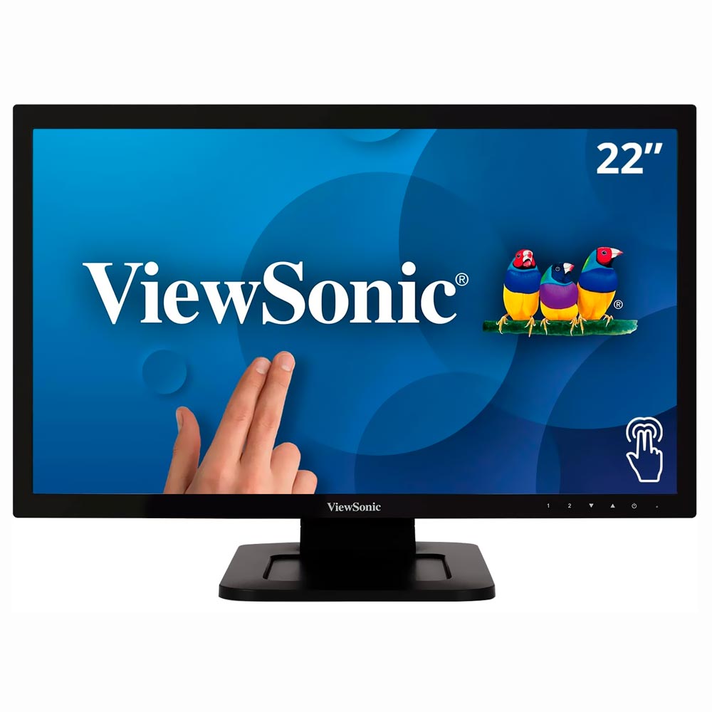 Monitor ViewSonic TD2210 22" Touch Screen Full HD LED 60Hz / 5Ms - Preto