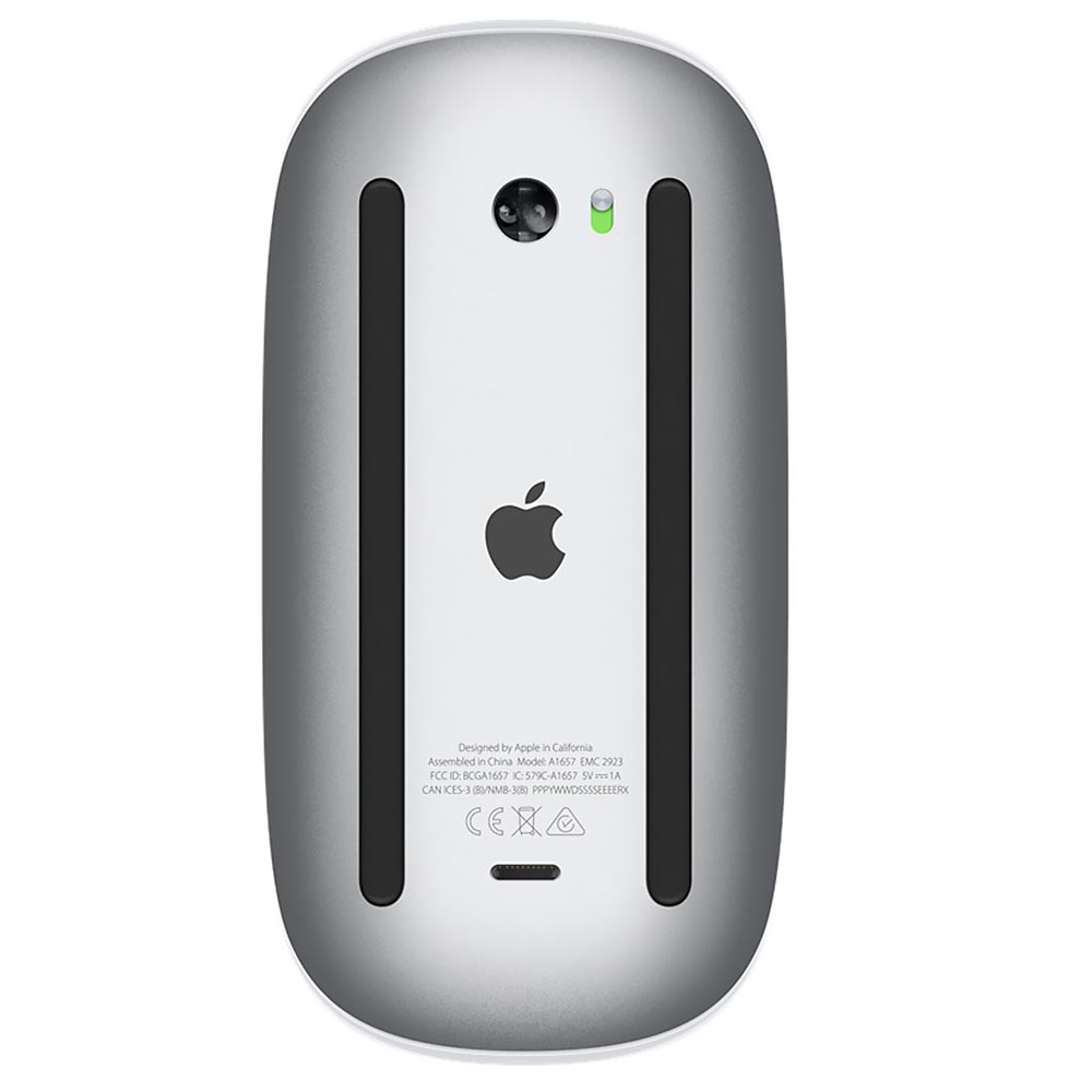 Mouse Apple Magic 2 Wireless / Bluetooth - Prata / Branco (MLA02LL/A)