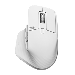 Mouse Bluetooth Logitech MX Master 3S - Branco (910-006562)