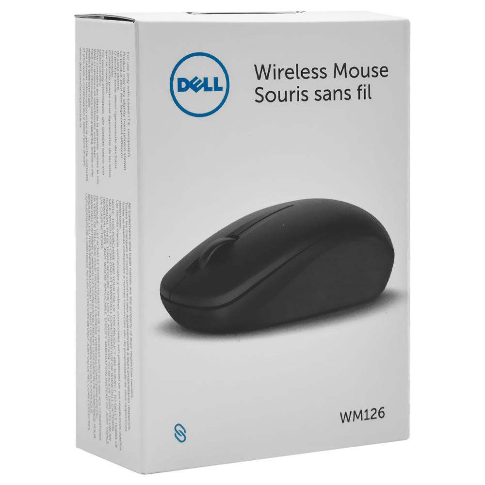 Mouse Dell WM126-BK Wireless - Preto