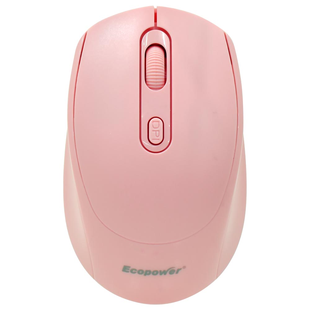 Mouse Ecopower EP-K001 Wireless - Rosa