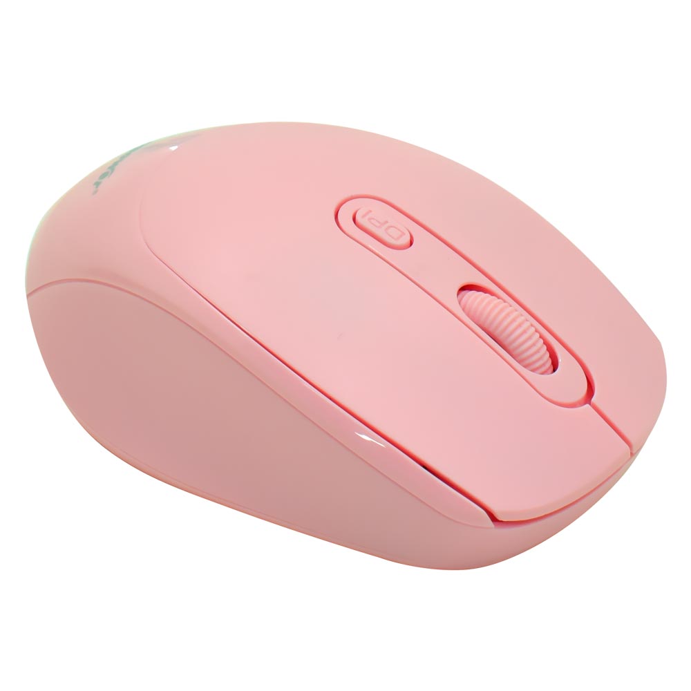 Mouse Ecopower EP-K001 Wireless - Rosa