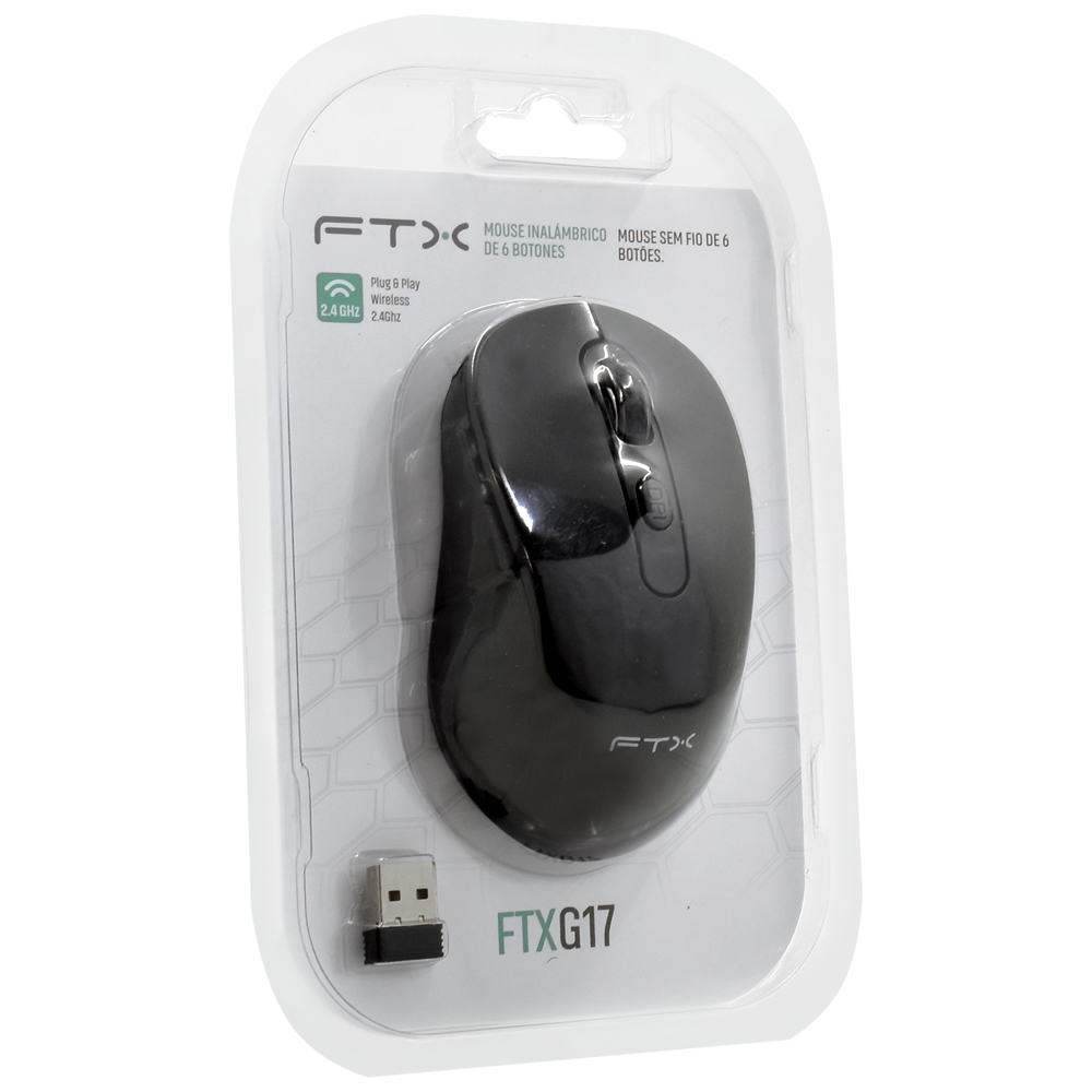 Mouse FTX FTXG17 Wireless - Preto