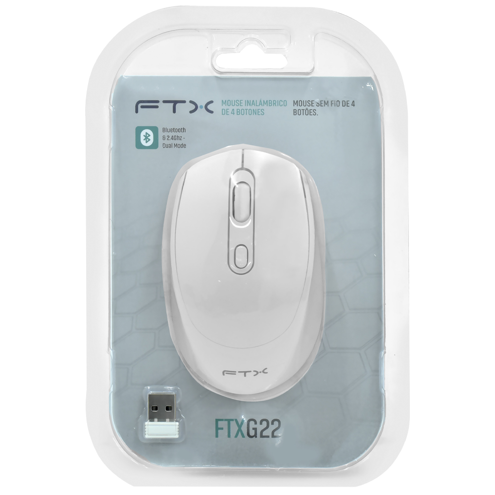 Mouse FTX FTXG22 Wireless - Branco