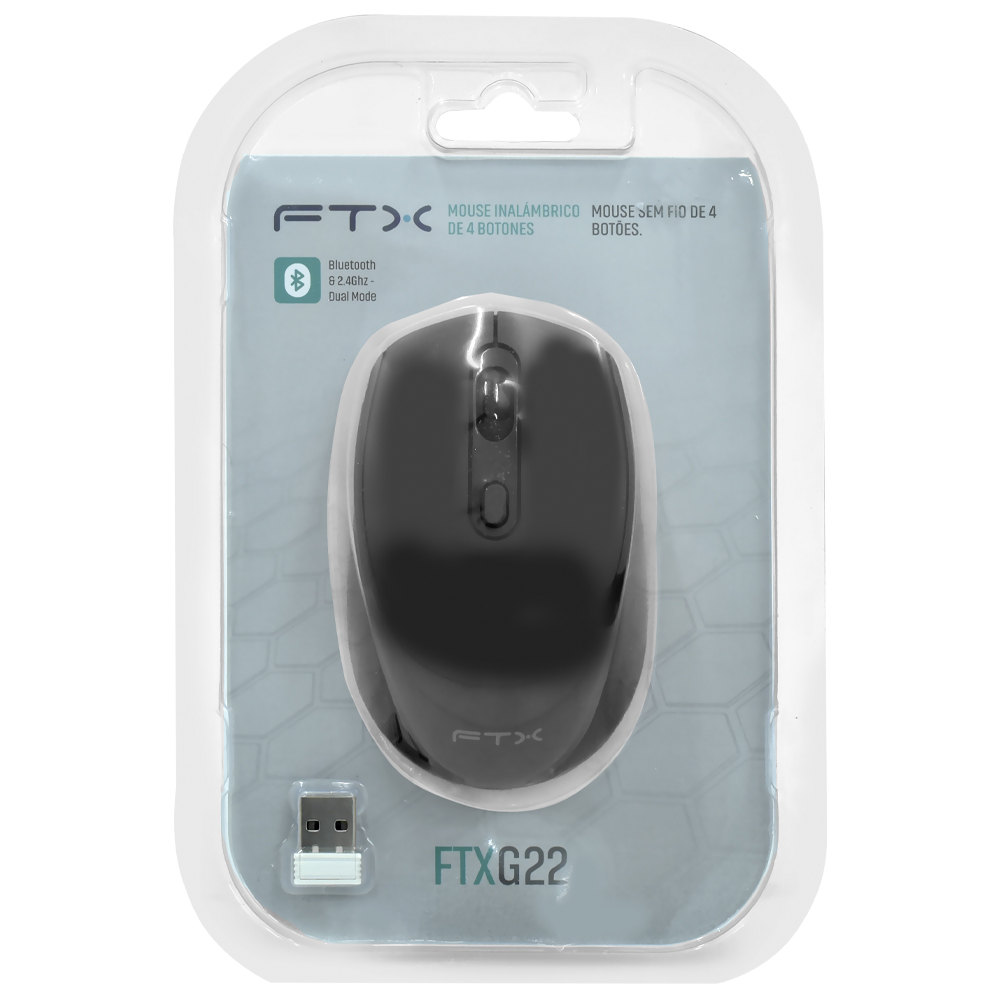 Mouse FTX FTXG22 Wireless - Preto