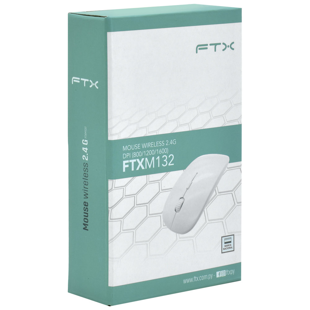 Mouse FTX FTXM132 Wireless - Branco