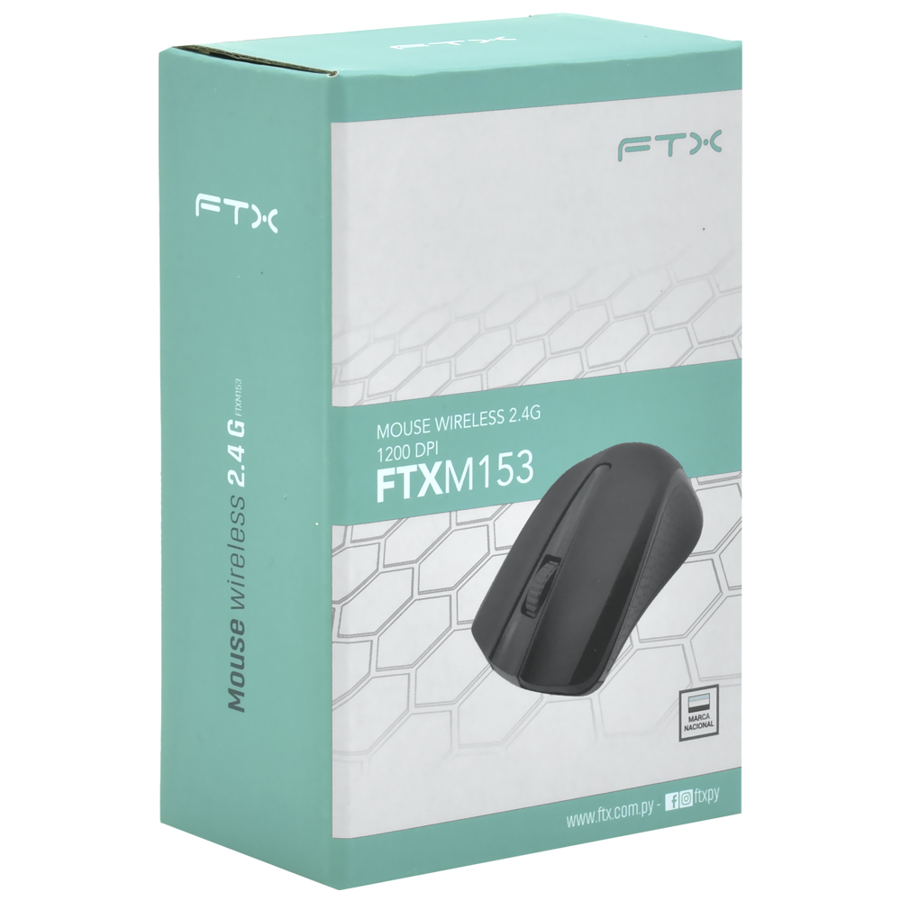 Mouse FTX FTXM153 Wireless - Preto