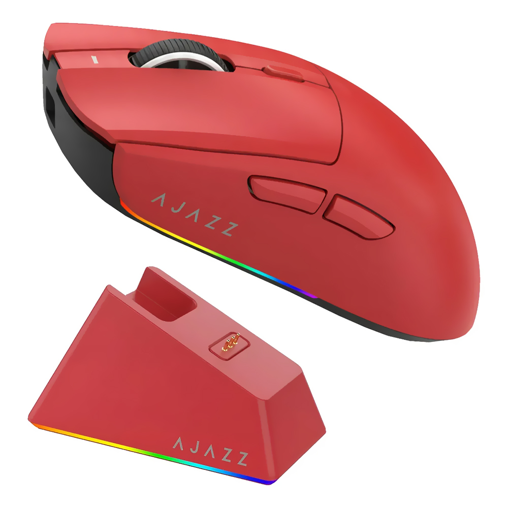 Mouse Gamer Ajazz AJ139 V2 MC Nacodexx Wireless - Vermelho (986642)