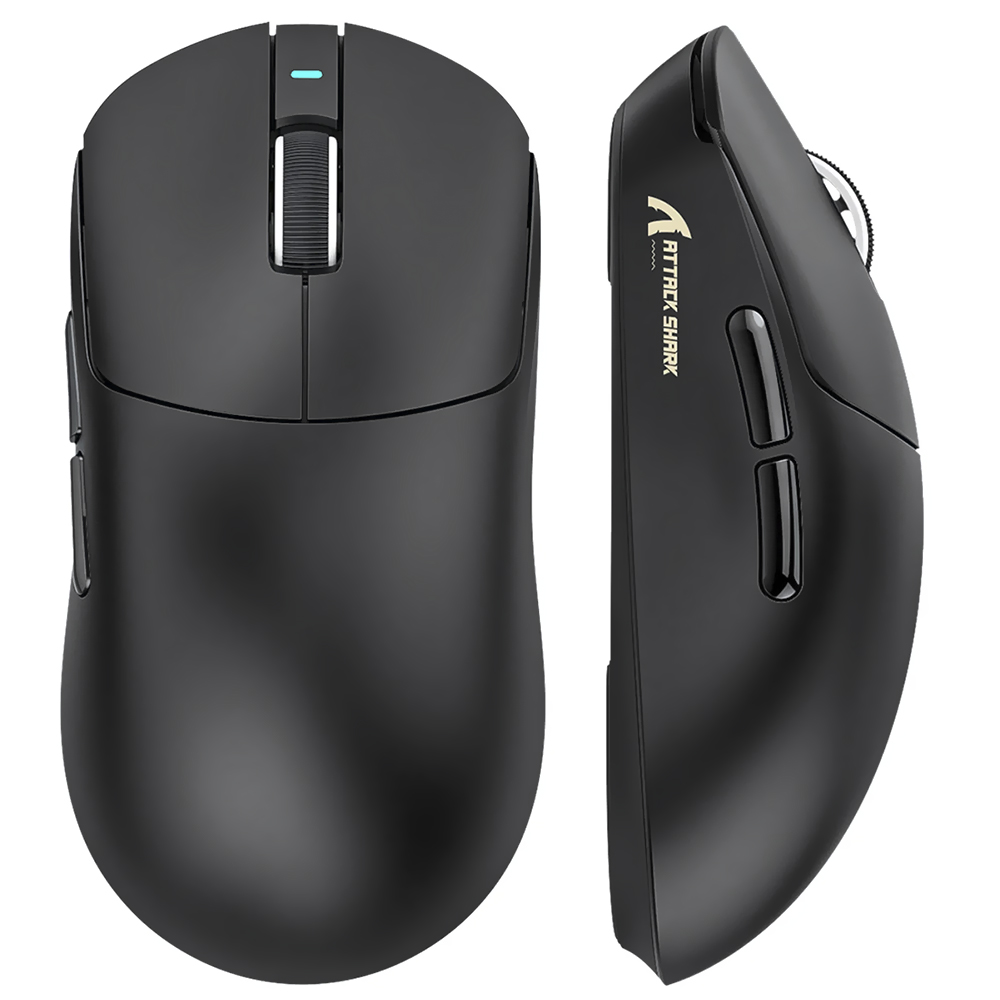 Mouse Gamer Attack Shark G3 Pro Wireless / Bluetooth - Preto