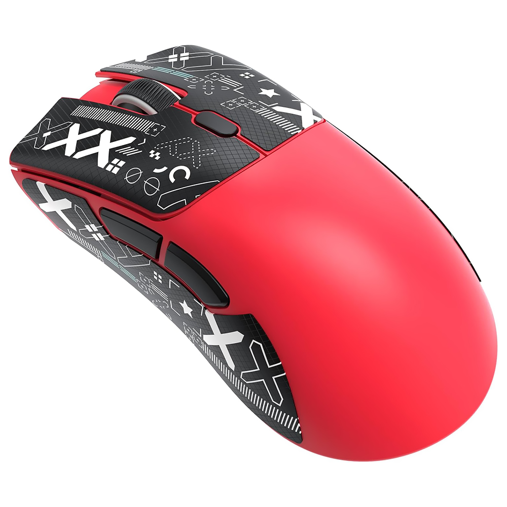Mouse Gamer Attack Shark R1 1K Wireless / Bluetooth - Vermelho