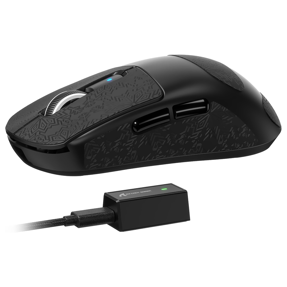 Mouse Gamer Attack Shark R6 Wireless / Bluetooth - Preto